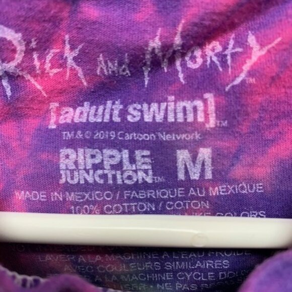 WOMENS TYE -DYE RICK & MORTY TEE - Picture 3 of 4